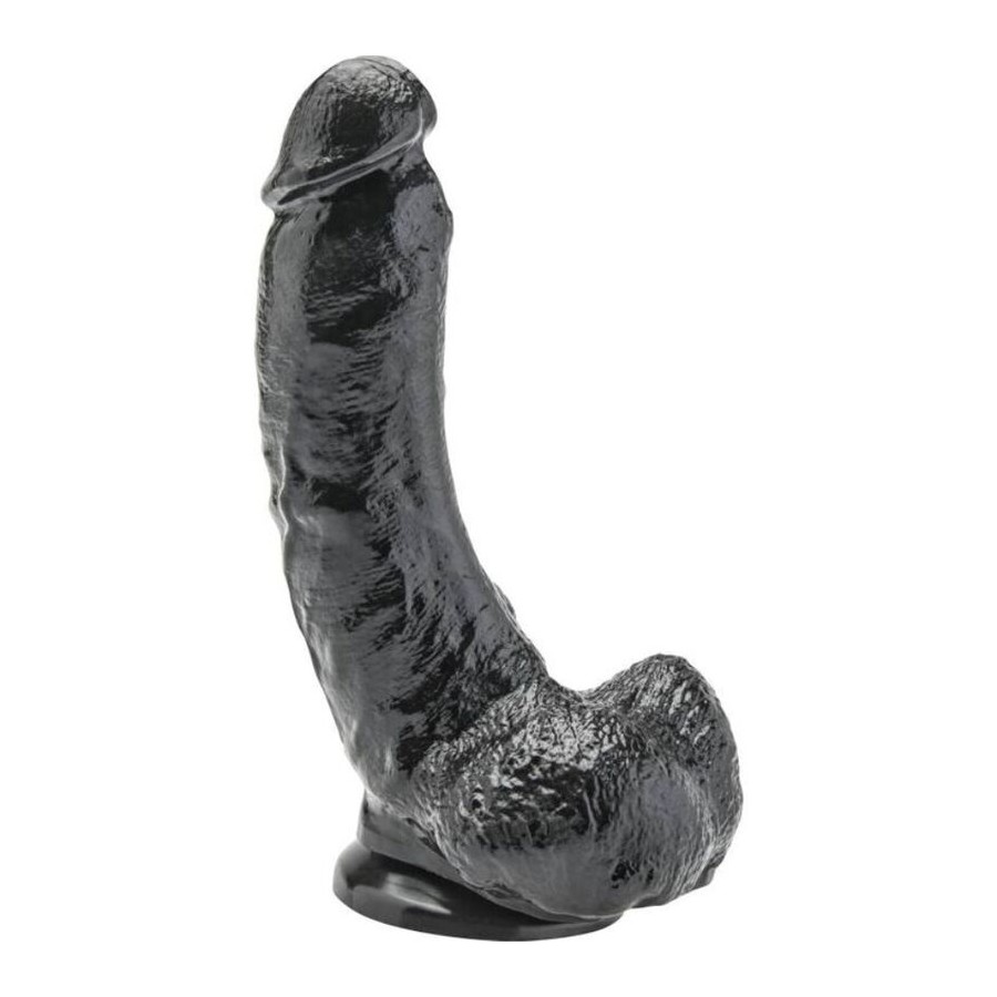 GET REAL - DILDO 20,5 CM CON SFERE NERO
